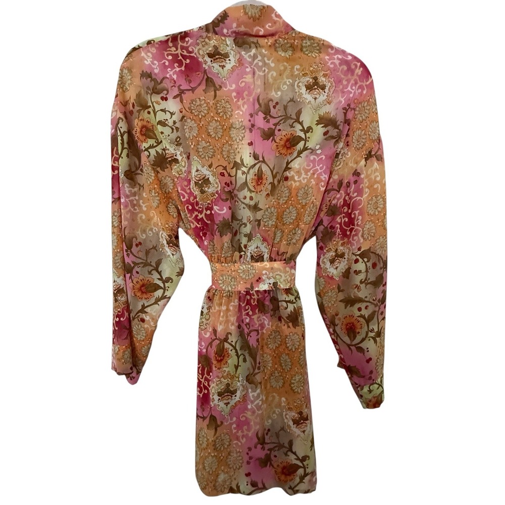 Victoria's Secret Pink Floral Robe - Picture 2 of 10